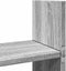 vidaXL - Wandkast - 100x18x40 - cm - bewerkt - hout - grijs - sonoma - eikenkleurig