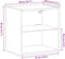 vidaXL - Wandplank - Oud - Hout - 40x28,5x40 - cm - Geengineerd - Hout