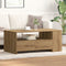 vidaXL - Salontafel - - - Artisan - Eiken - - - 102x55x43,5 - cm - - - Gemaakt - van - Verwerkt - Hout