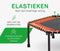 Salta Fitness - 128 cm - Belastbaar tot 110 kg - Fitness / sport trampoline met verstelbaar handvat - Elastieken veren, stevig frame - Mini trampoline volwassenen met handgreep in 5 hoogtes - Oranje