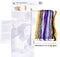 Thea Gouverneur - Borduurpakket met telpatroon - 435A - Voorgesorteerde DMC Garens - Viooltjes - Aida - 34 cm x 34 cm - DIY Kit