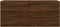 vidaXL - Wandkast - 80x36,5x35 - cm - bewerkt - hout - bruin - eikenkleur
