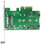 Startech.com PEXM2SAT32N1 - M.2 SSD Kaart - 1x PCIe (NVMe) 2x SATA