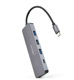 Nanocable 10.16.4409 - USB Hub - 4 Poorten USB 3.2 en USB-C - Grijs