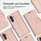 Accezz Hoesje Geschikt voor Samsung Galaxy A14 (4G) / A14 (5G) Hoesje Met Pasjeshouder - Accezz Wallet Softcase Bookcase - Rosé Goud