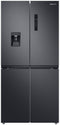 Samsung RF48A401EB4 - Vrijstaand - Frans deur - Antraciet
