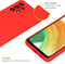 Accezz Samsung Galaxy A33 - Liquid Silicone Backcover - Schokabsorberend - Rood