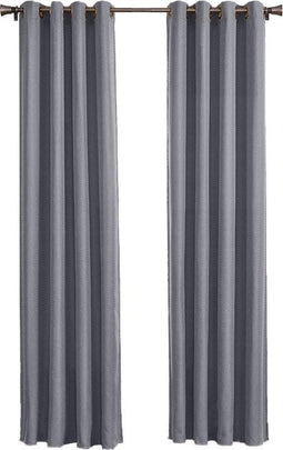 Larson - Luxe hotel blackout gordijn - met ringen - 3m x 2.5m - Lichtgrijs