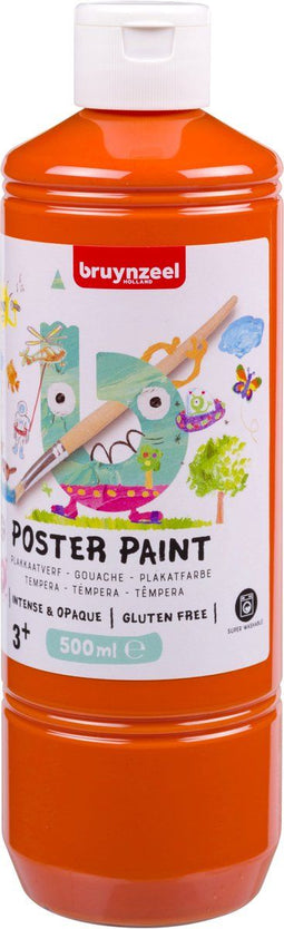 Bruynzeel - Plakkaatverf - 98% natuurlijke ingrediënten - Oranje (500ml)