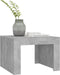 vidaXL - Salontafel - 50x50x35 - cm - bewerkt - hout - betongrijs