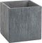 Mica Decorations Slate Bloempot - 15x15x15 cm - Cement - Lichtgrijs