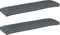 vidaXL - Ligbedkussens - voor - Bank - 2 - stuks - Anthraciet - 150x40x8 - cm - Oxford - Stof