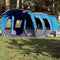 vidaXL - Tunneltent - voor - gezin - 8-persoons - waterdicht - blauw