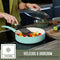 COOCK Kookpan - 5000ml - Inductie - Keramische Anti-Aanbaklaag - Turquoise/Wit