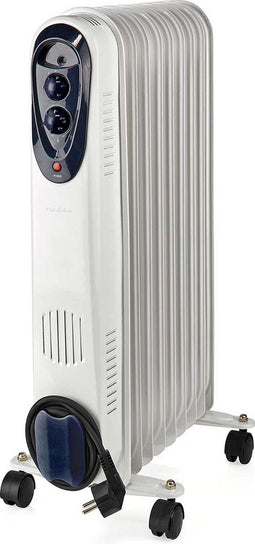 Nedis HTOI30WT9 - Olieradiator - 3 vermogensstanden - Mobiel