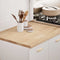 vidaXL - Keuken - werkblad - rechthoekig - 80x63,5x2,7 - cm - massief - eikenhout