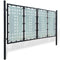 vidaXL - Poort - enkel - 300x175 - cm - zwart