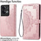 iMoshion Hoesje Geschikt voor Oppo Reno 8 Pro 5G Hoesje Met Pasjeshouder - iMoshion Mandala Bookcase - rosé goud