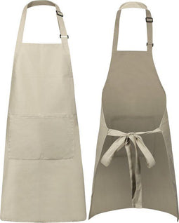 Keukenschort - Water- en vuilafstotend - Professioneel Kookschort - Beige