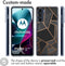 iMoshion Hoesje Geschikt voor Motorola Moto G200 Hoesje Siliconen - iMoshion Design hoesje - Zwart / Black Graphic