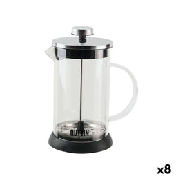 Kan met infusiefilter Quttin Borosilicaatglas 0,6 L (8 Stuks)