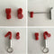 StopLock 4 | 5 mm rood afmeting 38 | 5x18mm