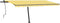 vidaXL - Luifel - handmatig - uittrekbaar - met - LED - 500x350 - cm - geel - en - wit