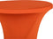 Alora Statafelrok oranje 80 cm - Statafel Tafelrok - Statafelhoes - Stretch – ∅80 x 110 cm – geschikt voor Horeca Evenementen - Sta Tafel Hoes - Statafel - Staantafelhoes - Cocktailparty - Trouwerij - Sta-tafel rok