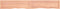 vidaXL - Wandschap - 200x30x(2-4)cm - behandeld - massief - eikenhout - lichtbruin