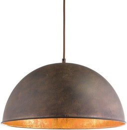 Globo Xirena I - hanglamp - Ø 41 cm - bruin metaal - E27 - 58307H
