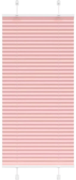 vidaXL - Plissé - rolgordijn - 60x100 - cm - stofbreedte - 59,4 - cm - polyester - roze