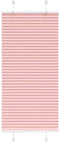 vidaXL - Plissé - rolgordijn - 60x100 - cm - stofbreedte - 59,4 - cm - polyester - roze