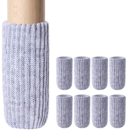 EarKings Stoelpoot Beschermers - Vloerbeschermer Ø25-50 mm - Krasvrij en Flexibel - Grijs (24 stuks)