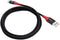 Microconnect MC-ALIGHTNING-SC - Kabel - 1,5 m Lightning naar USB A - Rood Zwart