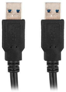 Lanberg CA-USBA-30CU-0018-BK - USB A Kabel - 180cm - Zwart