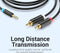 Vention BCLBF audio kabel 1 m 3.5mm TRRS 2 x RCA Zwart
