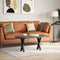 vidaXL - Salontafelpoten - 2 - st - X-vormig - 38x(42-43) - cm - staal - zwart