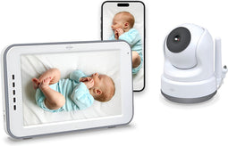 Elro BC4000 - Baby Monitor Royale - 1080P HD - 12,7 cm touchscreen - Wit