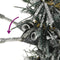 vidaXL - Kunstkerstboom - met - sneeuw - smal - 240 - cm - PVC - en - PE