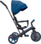Globber Explorer Trike - Driewieler 4in1 met duwstang - Blauw