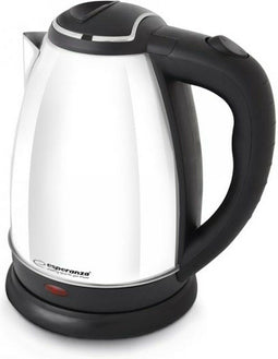 Waterkoker Esperanza EKK113W Wit Zwart Roestvrij staal Plastic 1800 W 1,8 L