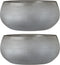 Mica Decorations douro ronde schaal lichtgrijs maat in cm: 12 x 26 - GRIJS