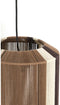 Light & Living Hanglamp Kozana - Donkerbruin - Ø30cm - Modern - Hanglampen Eetkamer, Slaapkamer, Woonkamer