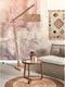 GOOD&MOJO Vloerlamp Java - Bamboe - 175x50x207cm - Modern - Staande lampen voor Woonkamer - Slaapkamer