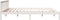vidaXL - Bedframe - extra - lang - zonder - matras - grenenhout - wit - 200x220 - cm