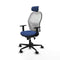 Piqueras y Crespo 1D036N2 - Bureaustoel - Hoofdsteun en verstelbare hoogte - Marineblauw