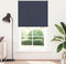 vidaXL - Rolgordijn - verduisterend - 120x210 - cm - stofbreedte - 116,6 - cm - blauw