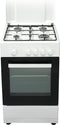 Everglades EVCK039 - Gasfornuis met Gasoven - 54 Liter - Wit - 50CM - 5 Jaar Garantie