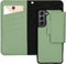 Selencia Hoesje Geschikt voor Samsung Galaxy S21 Hoesje Met Pasjeshouder - Selencia Llyr 2-in-1 Uitneembare Slang Bookcase - Groen