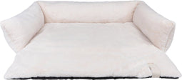 District 70 NUZZLE - Hondenmand voor op de bank - Zacht en afritsbaar - Merengue - Small: 65 x 75 cm